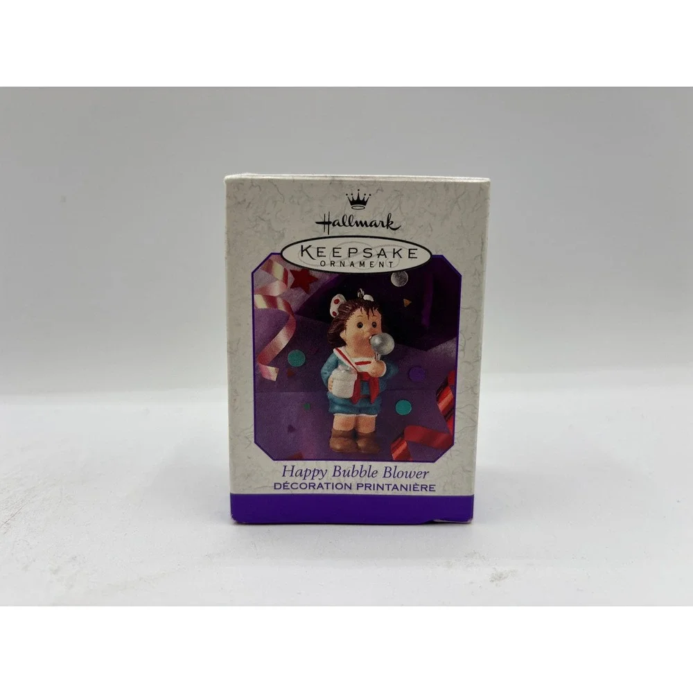 Hallmark Keepsake Dated 1999 Vintage Happy Bubble Blower Handcrafted Ornament